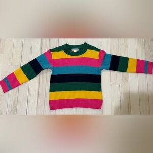 Tucker + Tate Colorful Striped Girls Sweater
